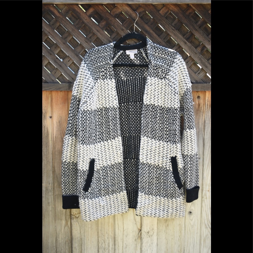 forever 21 chunky striped sweater